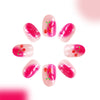 12 Sizes-24 Pcs Press On Nails C463