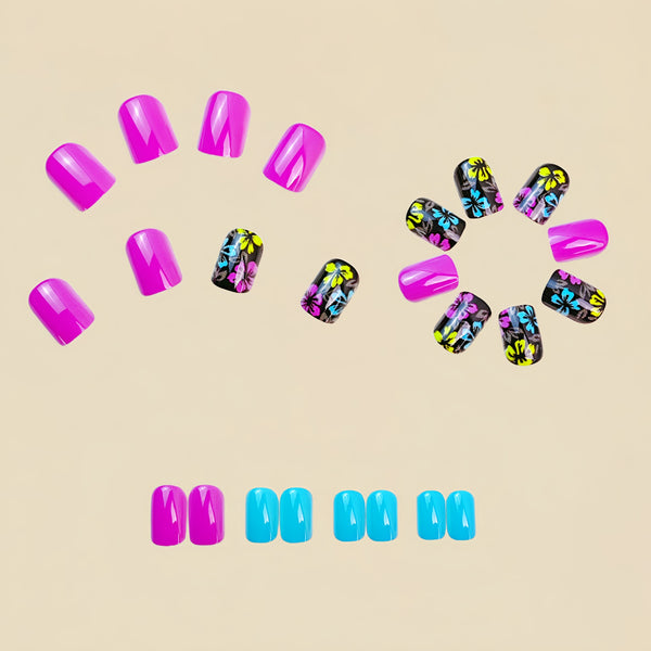 12 Sizes-24 Pcs Press On Nails Y782