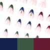 12 Sizes-24 Pcs Press On Nails JP2411
