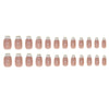 12 Sizes-24 Pcs Press On Nails W1629