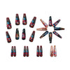 12 Sizes-24 Pcs Press On Nails Y566