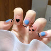 12 Sizes-24 Pcs Press On Nails R535