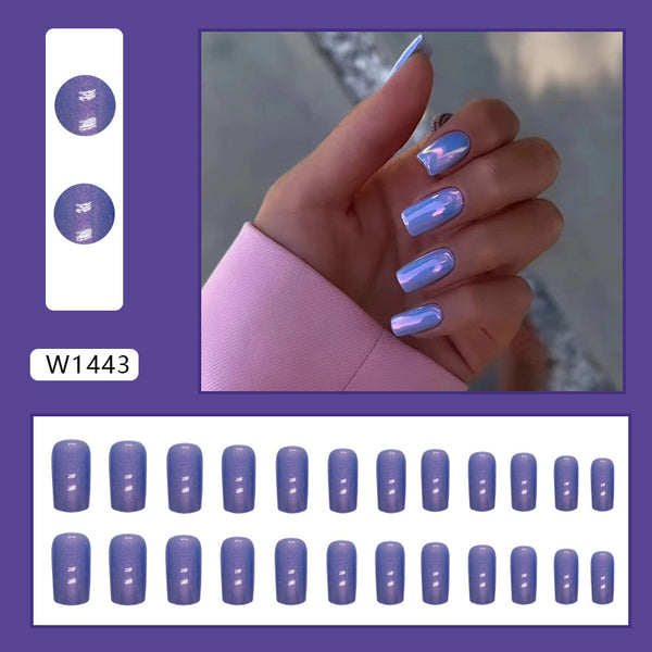 12 Sizes-24 Pcs Press On Nails W1446