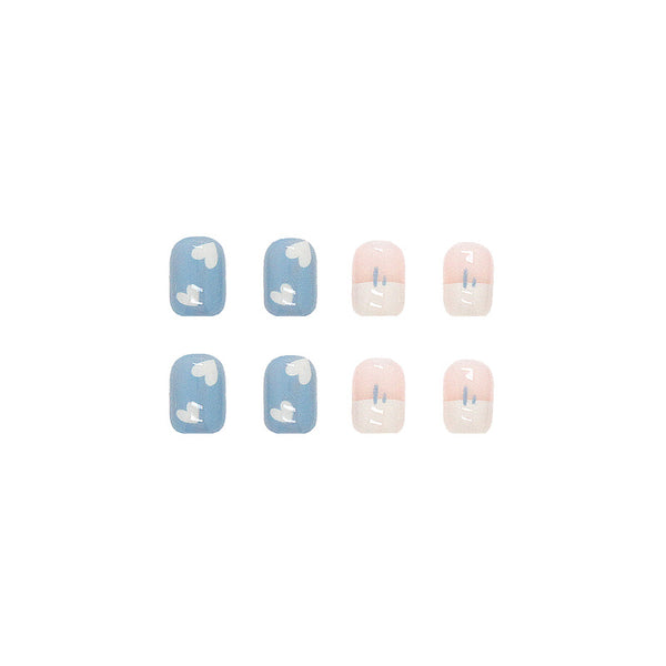 12 Sizes-24 Pcs Press On Nails R487