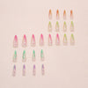 12 Sizes-24 Pcs Press On Nails W1955