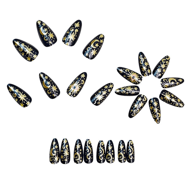 12 Sizes-24 Pcs Press On Nails Y1944