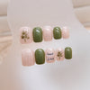 12 Sizes-24 Pcs Press On Nails R856