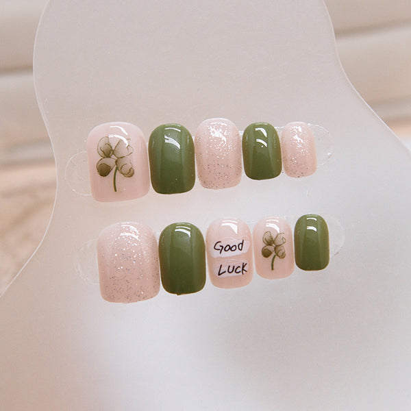 12 Sizes-24 Pcs Press On Nails R856
