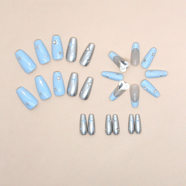12 Sizes-24 Pcs Press On Nails Z752