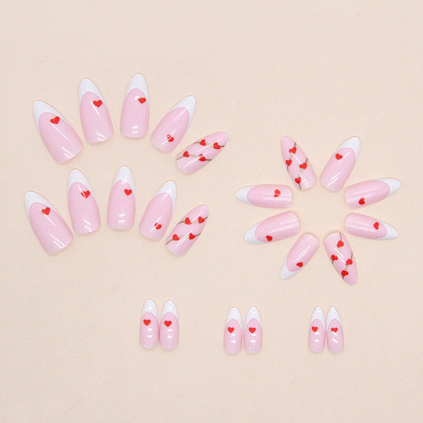 12 Sizes-24 Pcs Press On Nails W762