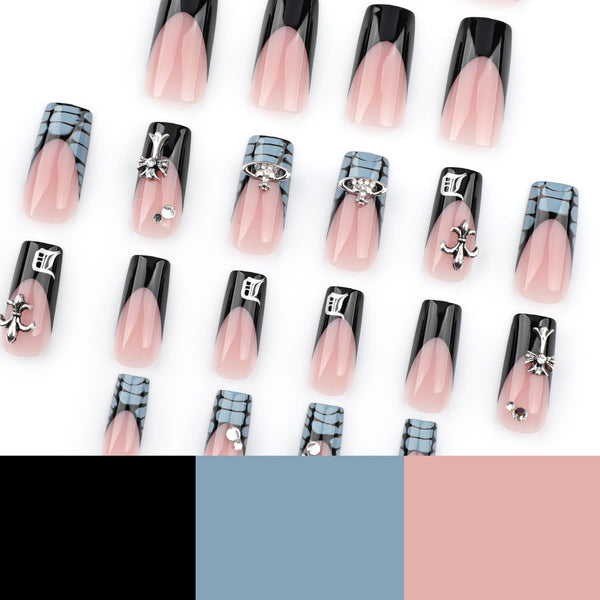 12 Sizes-24 Pcs Press On Nails JP3537