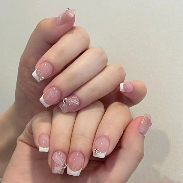12 Sizes-24 Pcs Press On Nails Z786