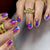 12 Sizes-24 Pcs Press On Nails Y1825