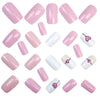 12 Sizes-24 Pcs Press On Nails Y1636