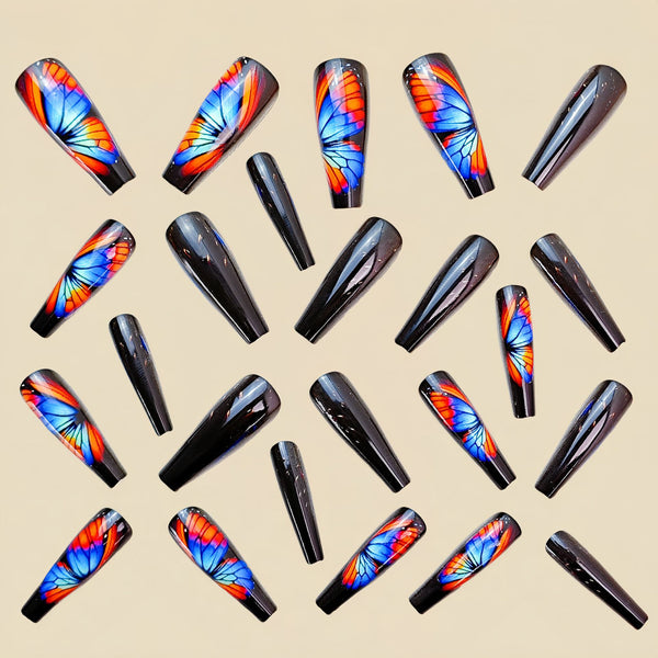 12 Sizes-24 Pcs Press On Nails Y479