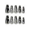 12 Sizes-24 Pcs Press On Nails JP2616