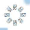 12 Sizes-24 Pcs Press On Nails C1791