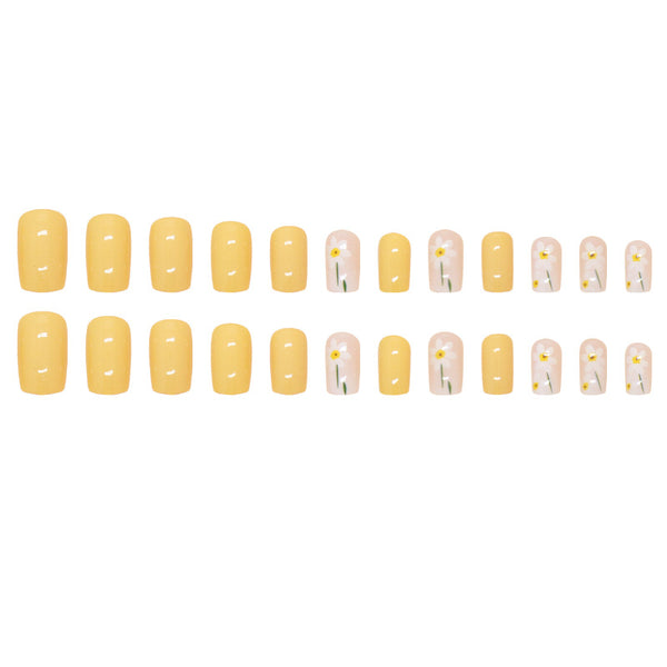 12 Sizes-24 Pcs Press On Nails W1627
