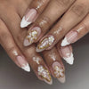 12 Sizes-24 Pcs Press On Nails JP4089