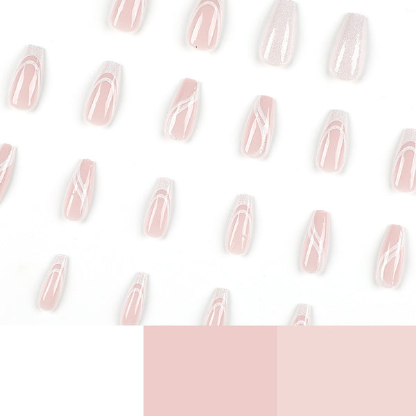 12 Sizes-24 Pcs Press On Nails JP2288