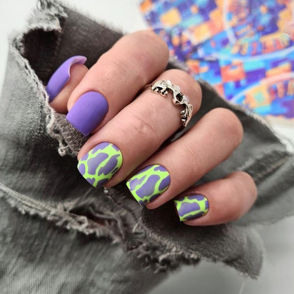 12 Sizes-24 Pcs Press On Nails W1143