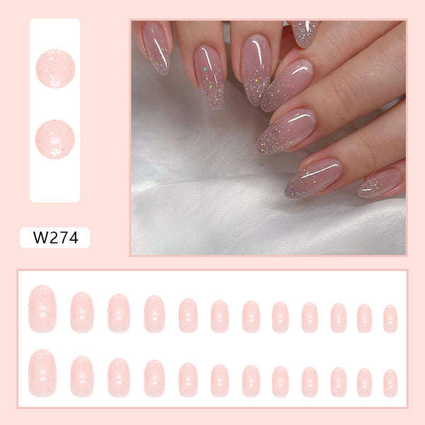 12 Sizes-24 Pcs Press On Nails W274