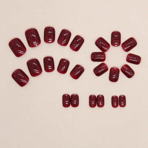 12 Sizes-24 Pcs Press On Nails W1271