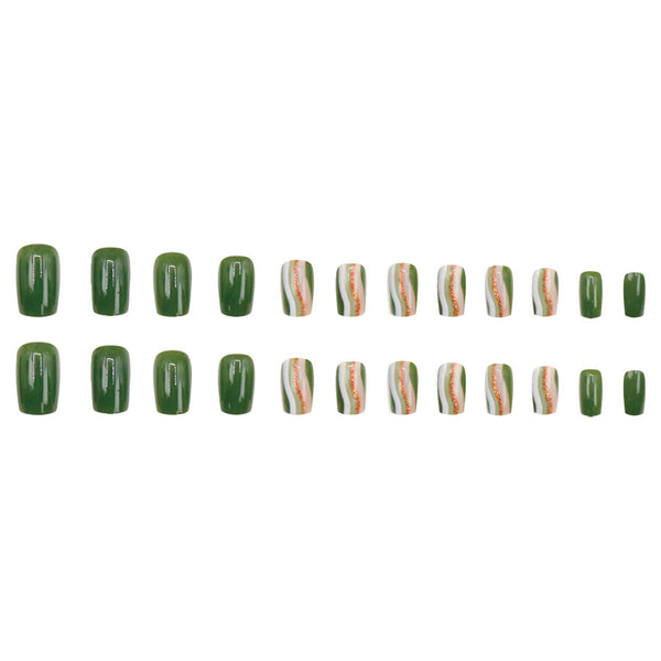 12 Sizes-24 Pcs Press On NailsW885