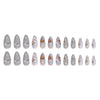 12 Sizes-24 Pcs Press On Nails W1762
