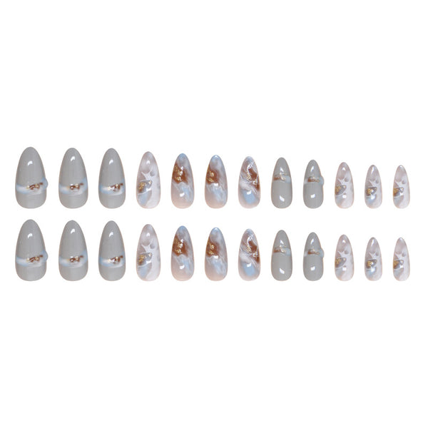 12 Sizes-24 Pcs Press On Nails W1762