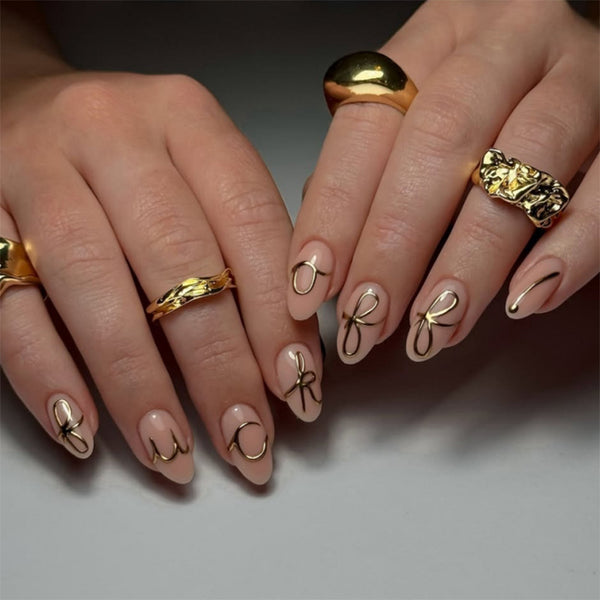 12 Sizes-24 PcsPress On Nails JP3791
