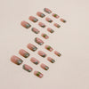 12 Sizes-24 Pcs Press On Nails W1105