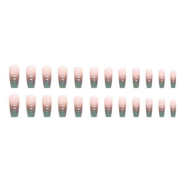12 Sizes-24 Pcs Press On Nails R678