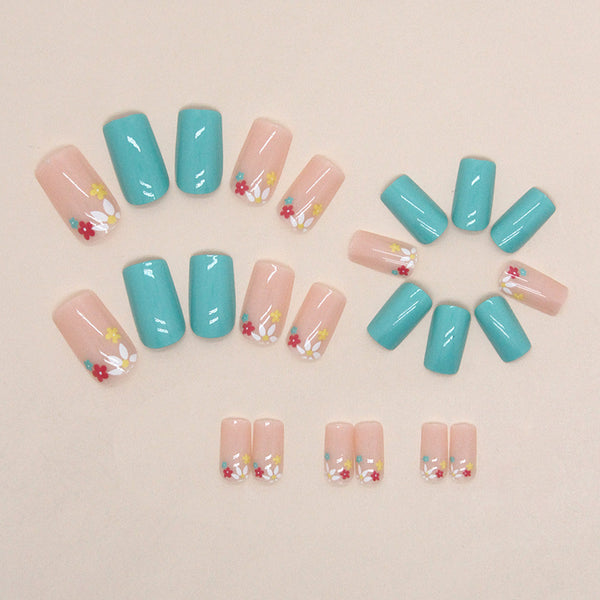 12 Sizes-24 Pcs Press On Nails W1210