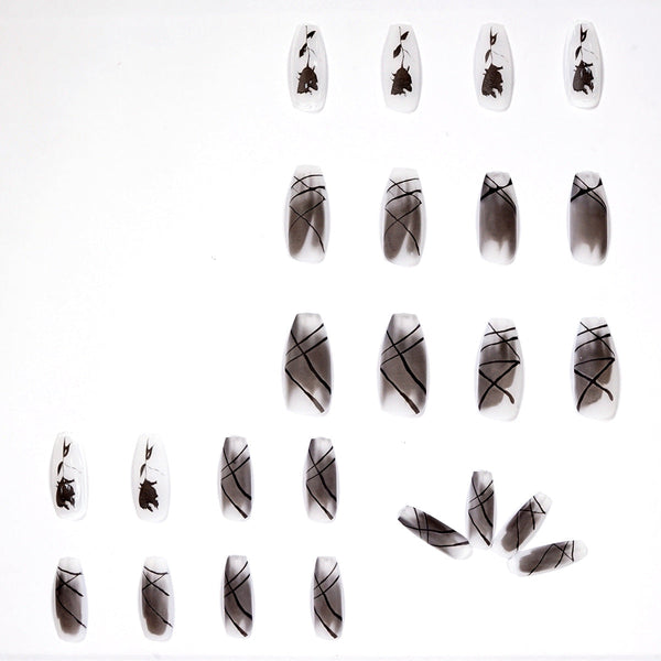 Glossy Medium Ombre Press on Nails