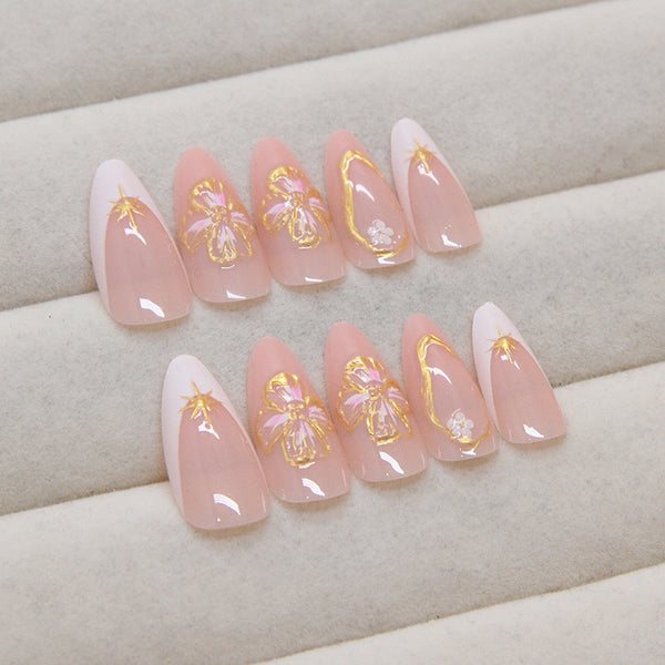 12 Sizes-24 Pcs Press On Nails Z940