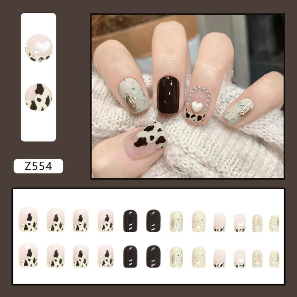 12 Sizes-24 Pcs Press On Nails Z554