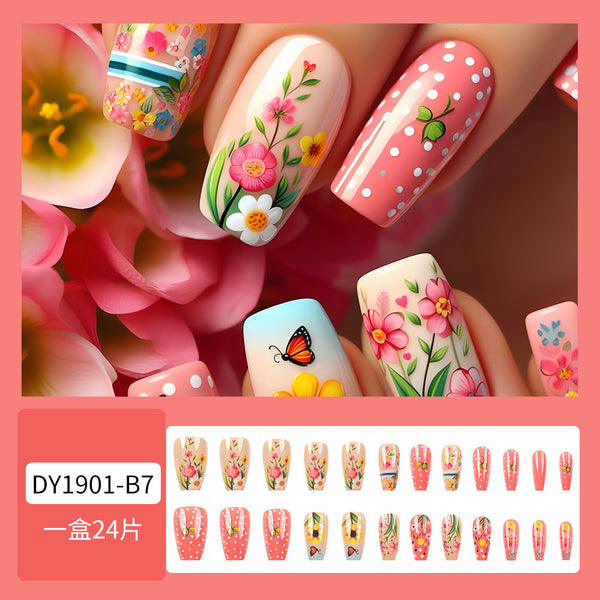 12 Sizes-24 PcsPress On Nails DY1901-B7