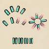 12 Sizes-24 Pcs Press On Nails Y933
