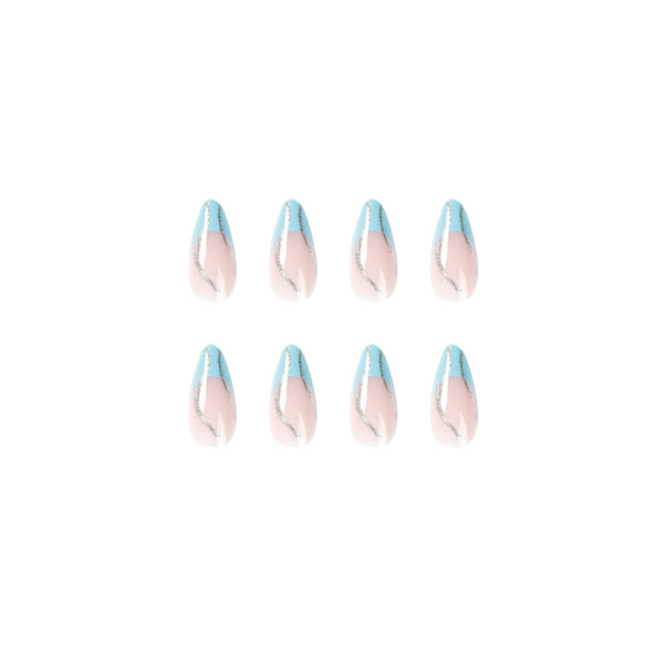 12 Sizes-24 Pcs Press On Nails JP1782
