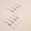 12 Sizes-24 Pcs Press On Nails W1113