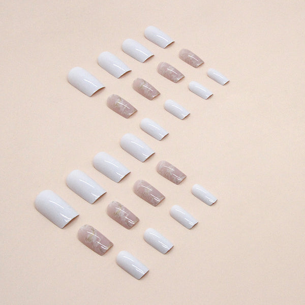 12 Sizes-24 Pcs Press On Nails W1113