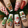 12 Sizes-24 Pcs Press On Nails Y419