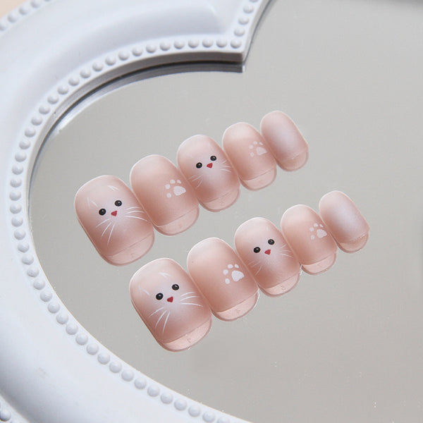 12 Sizes-24 Pcs Press On Nails R861