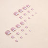 12 Sizes-24 Pcs Press On Nails F056