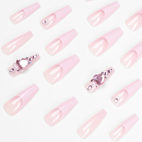 12 Sizes-24 Pcs Press On Nails JP1594