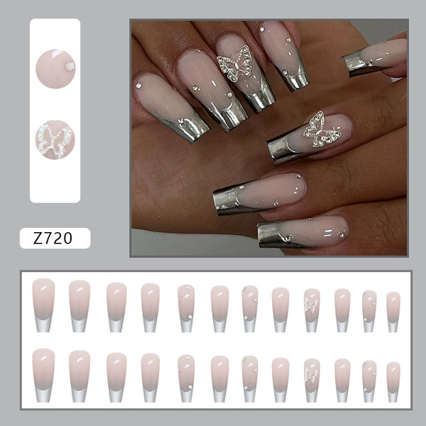 12 Sizes-24 Pcs Press On Nails Z720