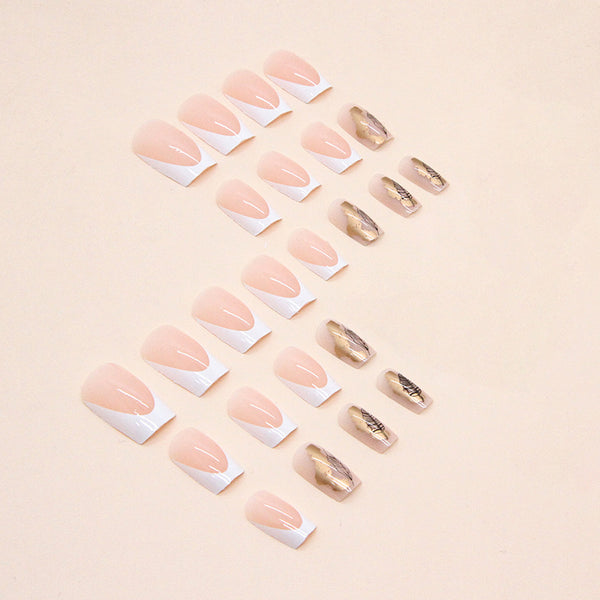 12 Sizes-24 Pcs Press On Nails W462