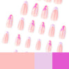 12 Sizes-24 Pcs Press On Nails JP3793