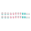 12 Sizes-24 Pcs Press On Nails W1343